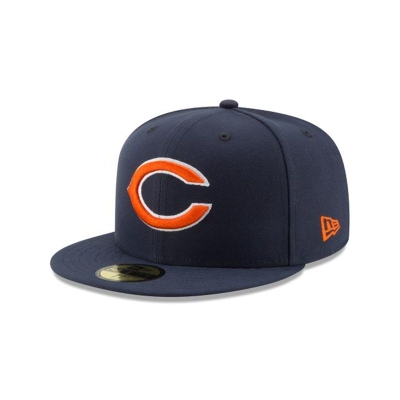 Blue Chicago Bears Hat - New Era NFL 59FIFTY Fitted Caps USA0192856